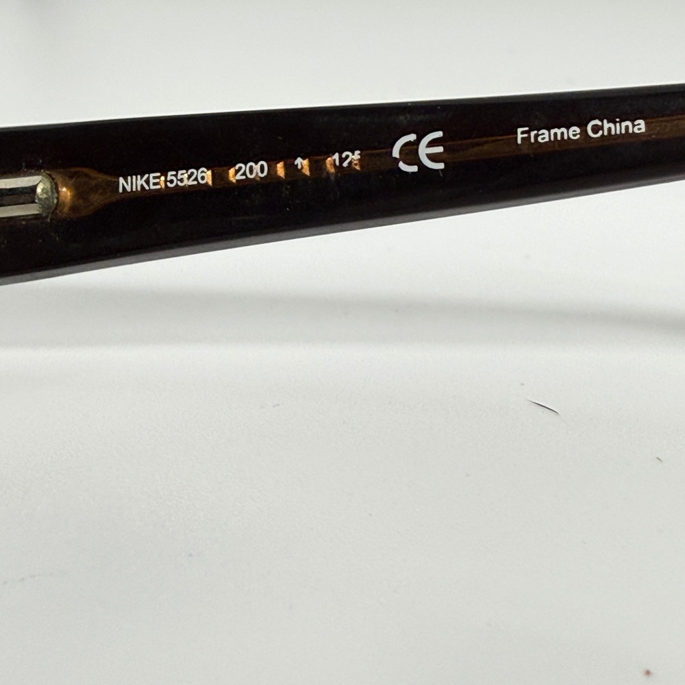 Nike 5526 200 Rectangular Brown Tortoise Eyeglass… - image 5